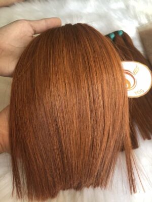 Weft Hair Extensions Bone Straight Ombre Color Raw Hair 5 Weft Hair Colored Bone Straight Ombre Color