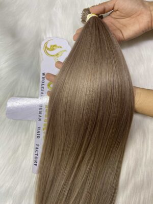 Natural Straight Hair Bulk Hair Bone Straight 18C Color Raw Vietnamese Hair 6 Bulk Hair Bone Straight Colored