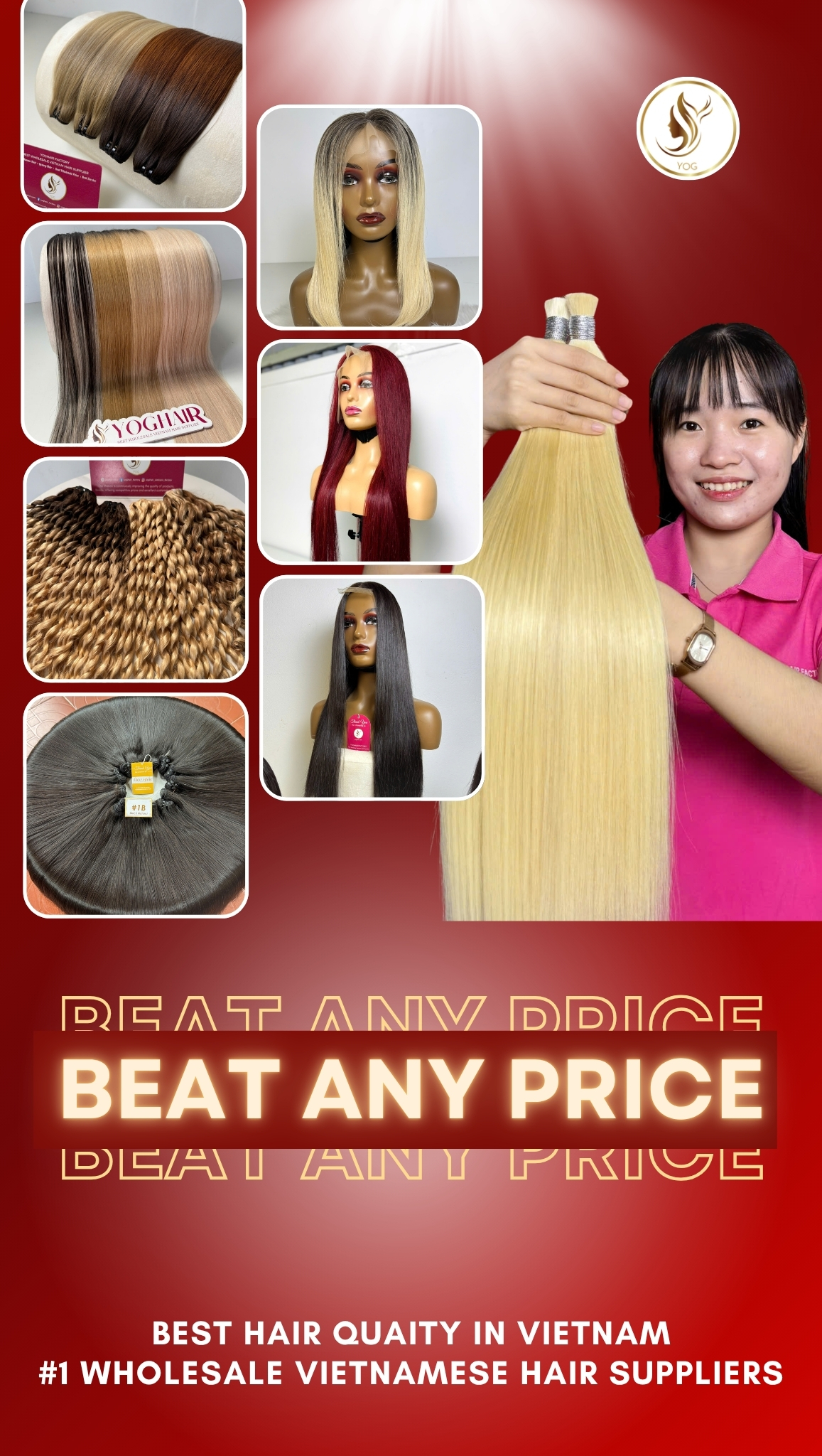beat any price from vietnamese hair factory