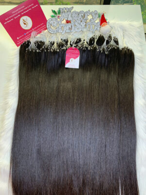 Human Hair Extensions H6 Feather Hair Extensions Natural Color Vietnamese Hair 7 H6 Feather Hair Extensions Natural Color Vietnamese Hair