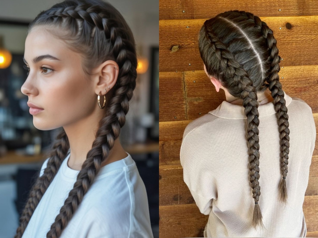 15+ Stunning Hairstyles for Tape In Hair Extensions & Expert Hacks 14 A halo braid hides top-row tapes—romantic and perfect between salon visits.