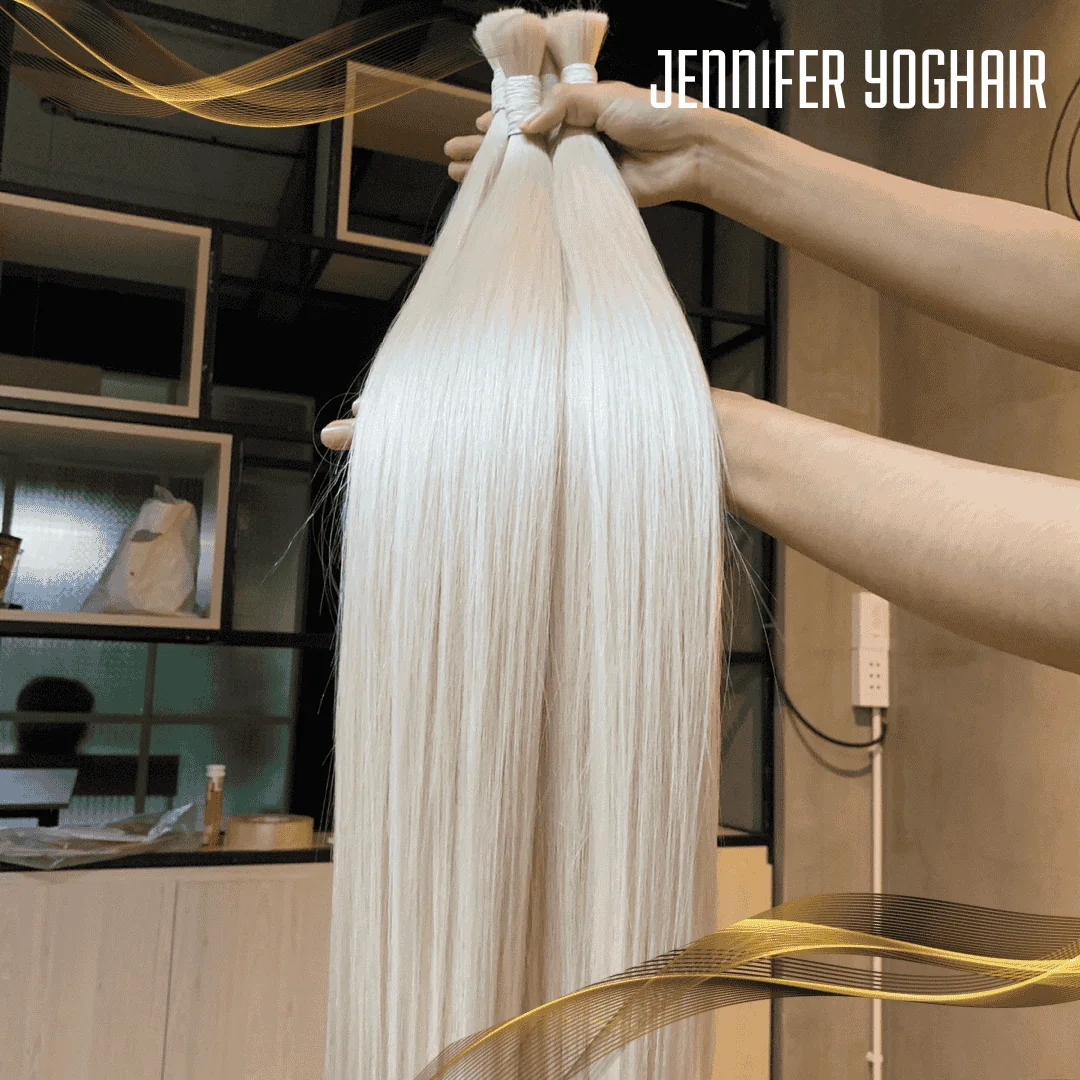 Top Grade Hair Quality Colored Standard Bone Straight Blonde Color