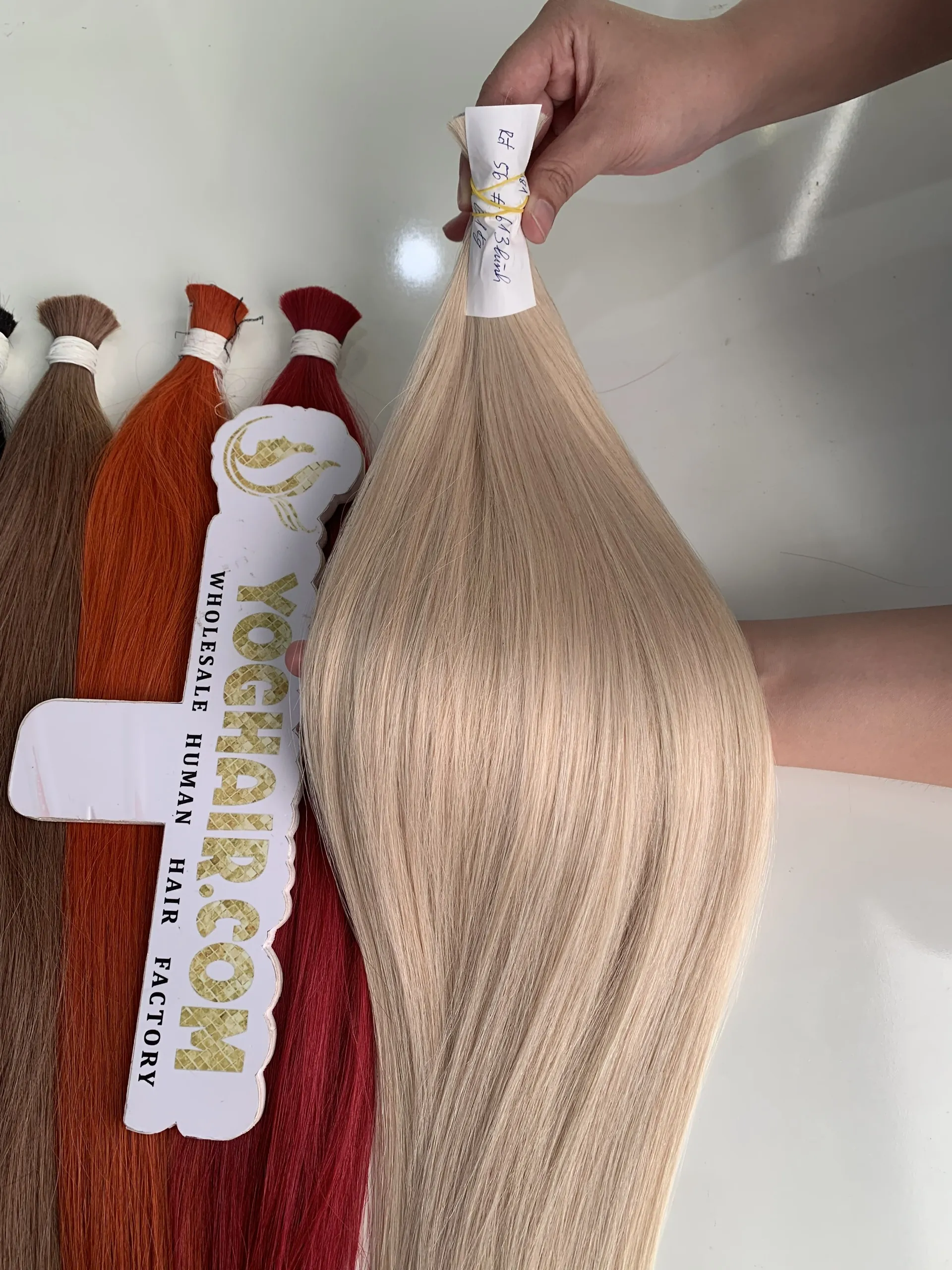Natural Straight Hair Bulk Hair 613 Color Raw Vietnamese Hair