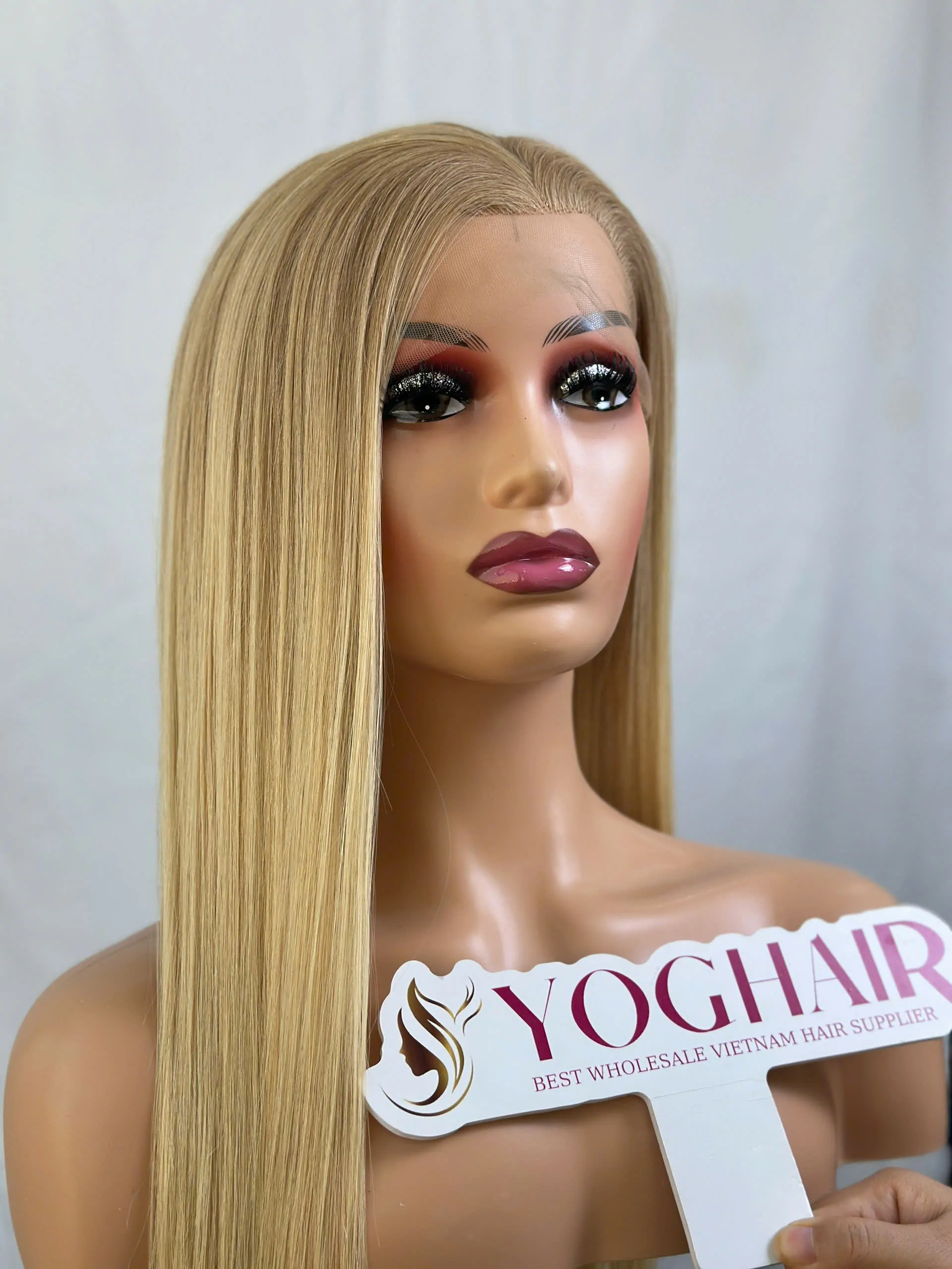 Full Lace Wigs Blonde Color Hot Trend Vietnamese Hair Products 1 Vietnam Hair Wigs Wig Full Lace Blonde Color
