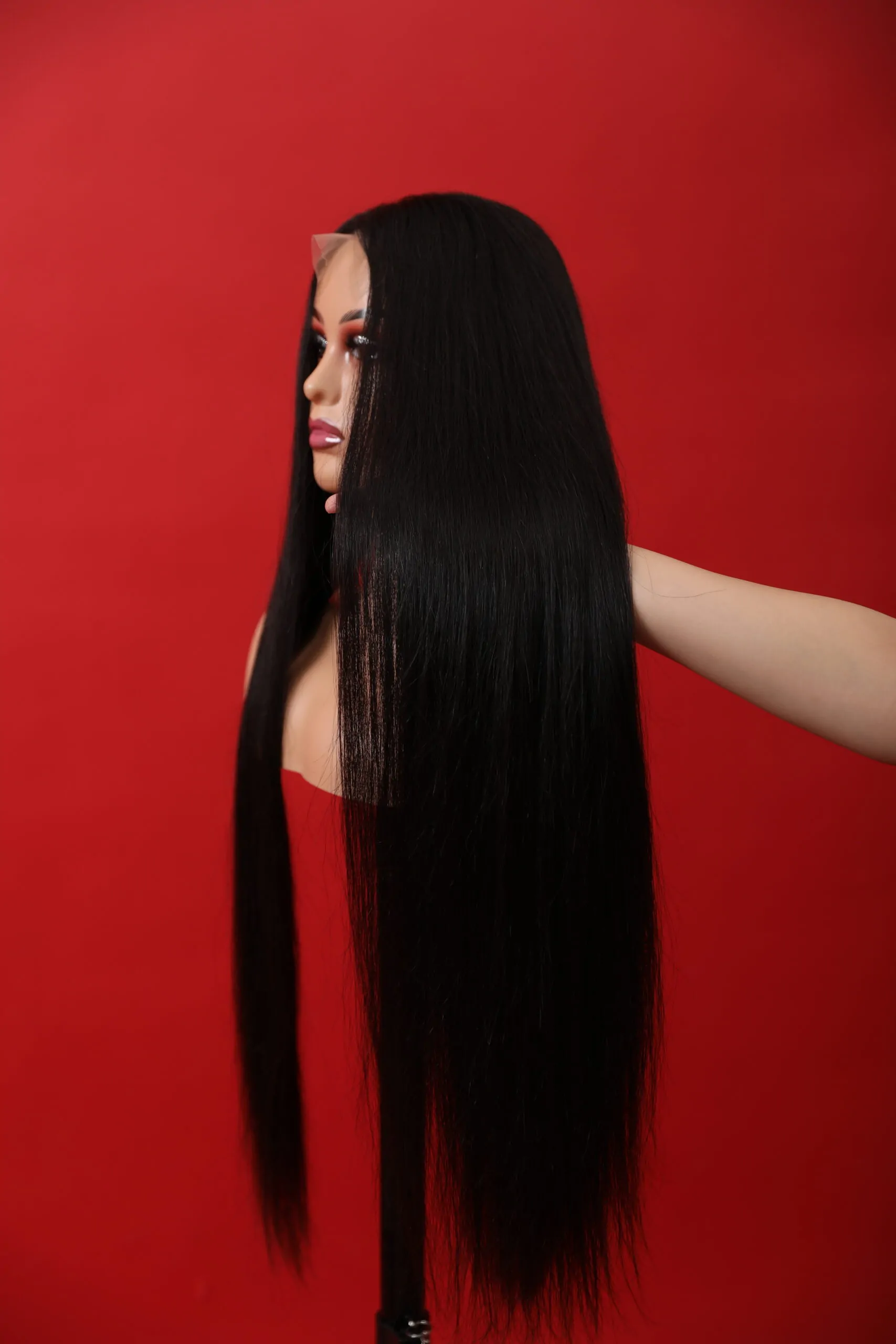Vietnam Hair Wig Closure 2x6 Natural Black Color Best Quality