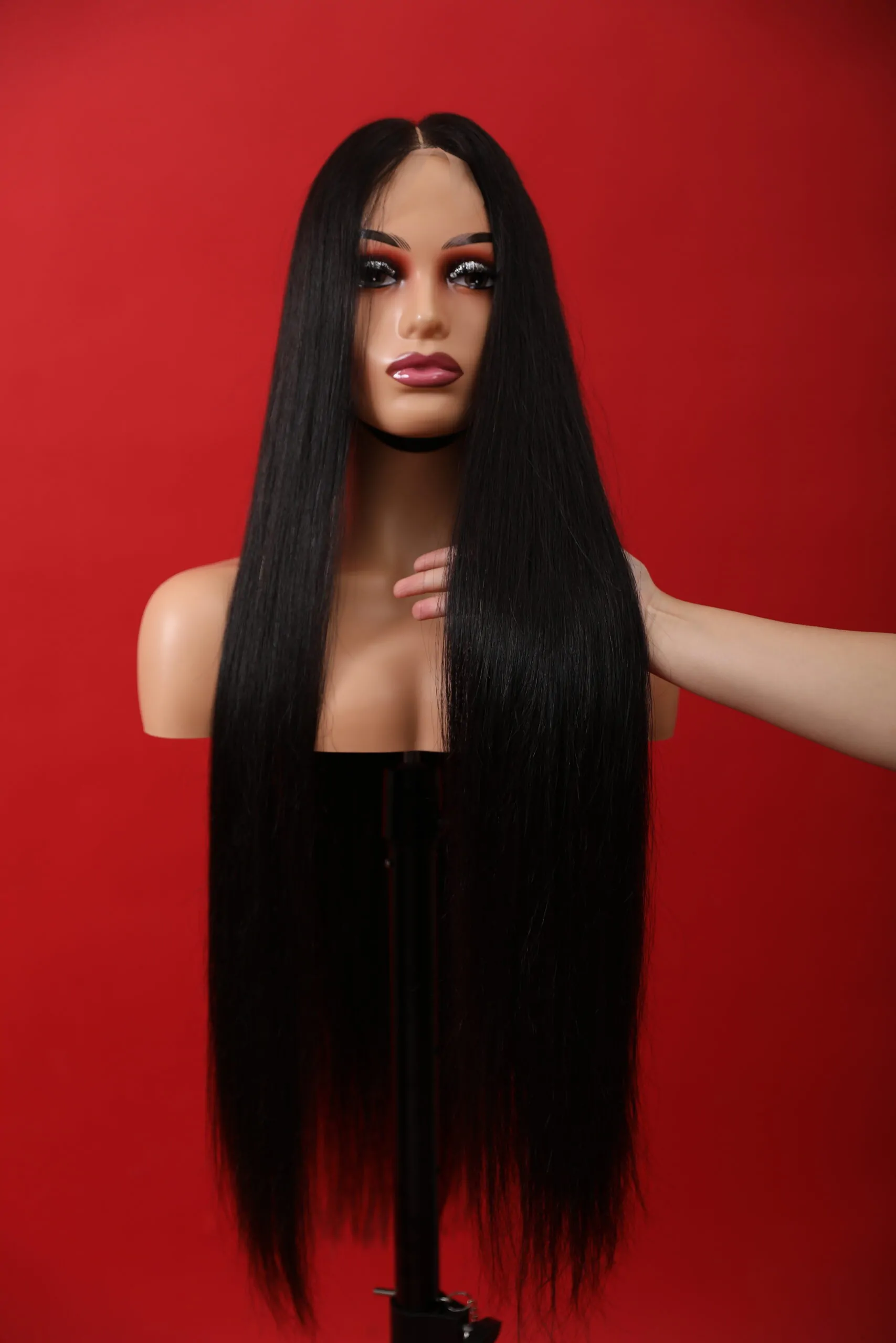 Vietnamese Hair Wig Closure 2x6 Natural Black Color Best Quality