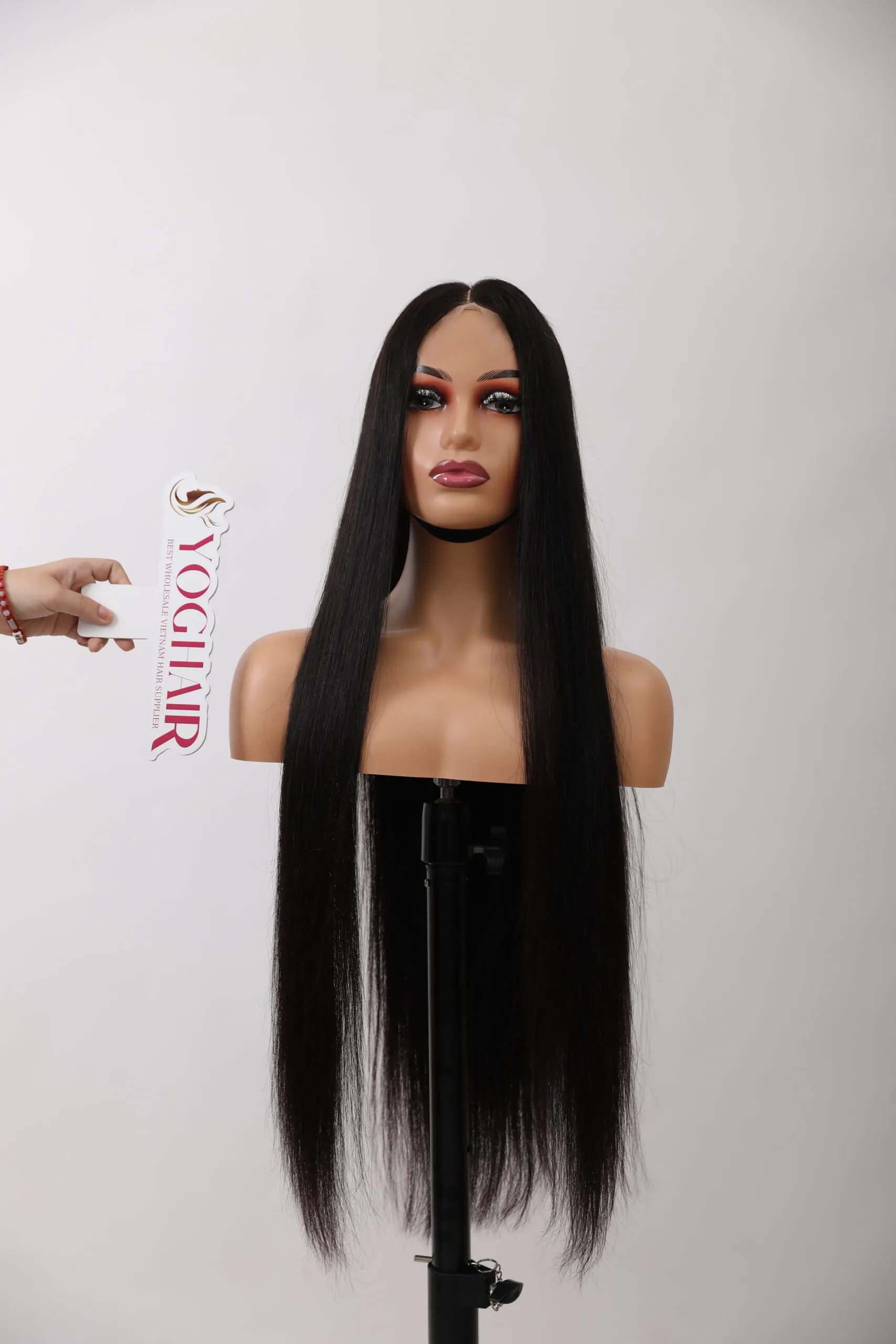 Vietnamese Hair Wig Closure 2x6 Natural Black Color