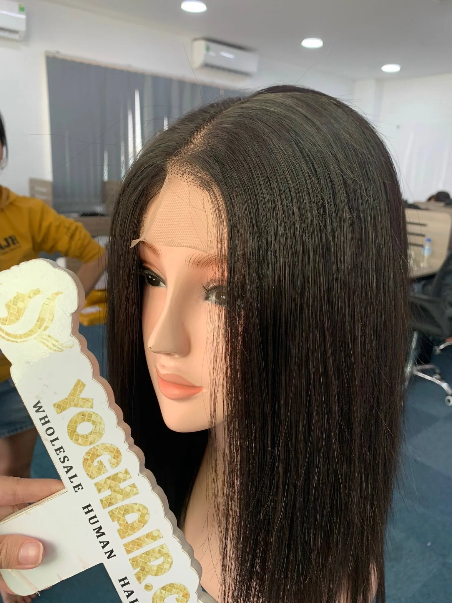 Human Hair Wigs Natural Color Vietnamese Hair