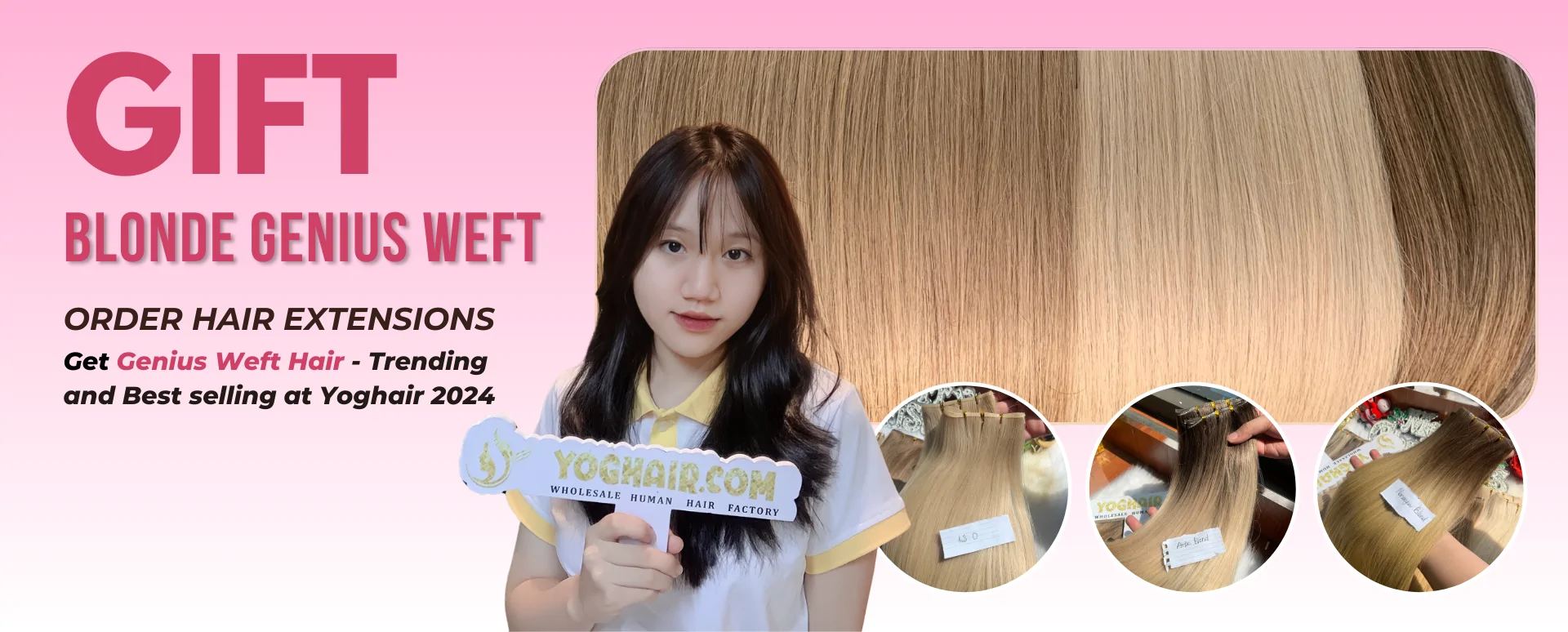 banner blonde genius weft