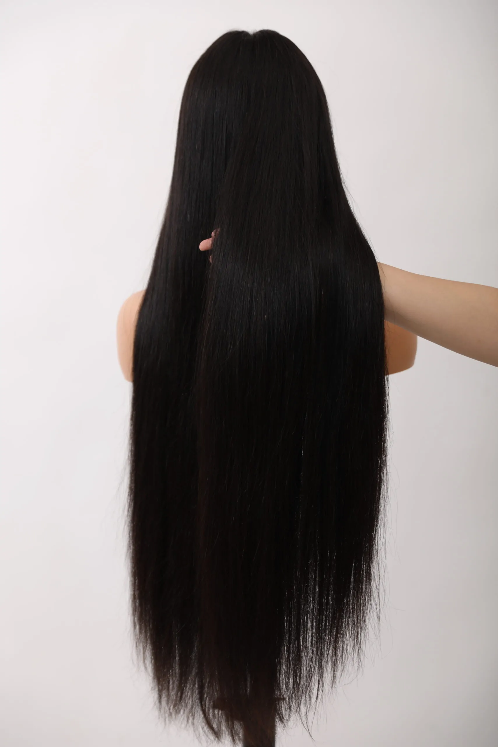 Black Wig Lace Closure Wig Wholesale Price 100% Premium Vietnamese Hair 2 Natural Looking Vietnamese Hair Wigs Lace Closure Black