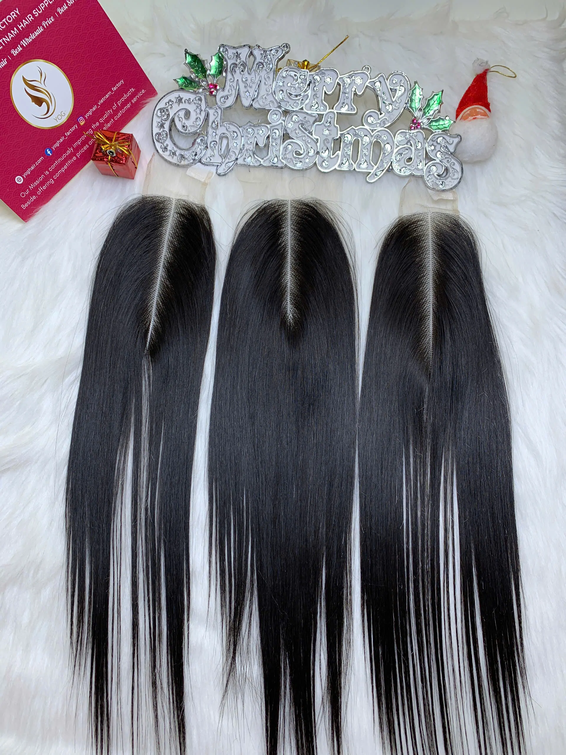 Transparent Lace Closure 2x6 Natural Color Vietnamese Hair