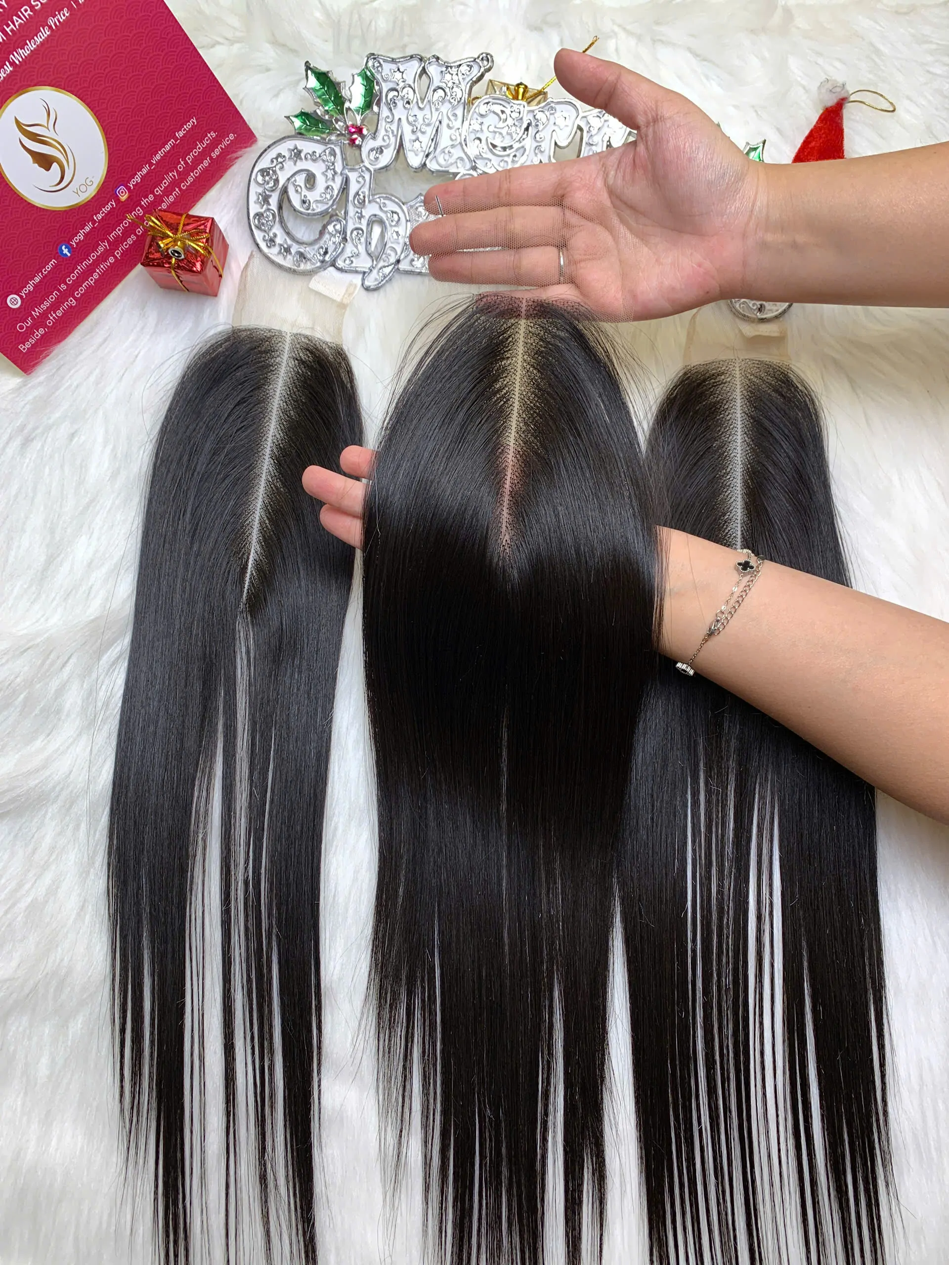 Transparent Lace Closure 2x6 Natural Color Virgin Vietnam Hair Quality