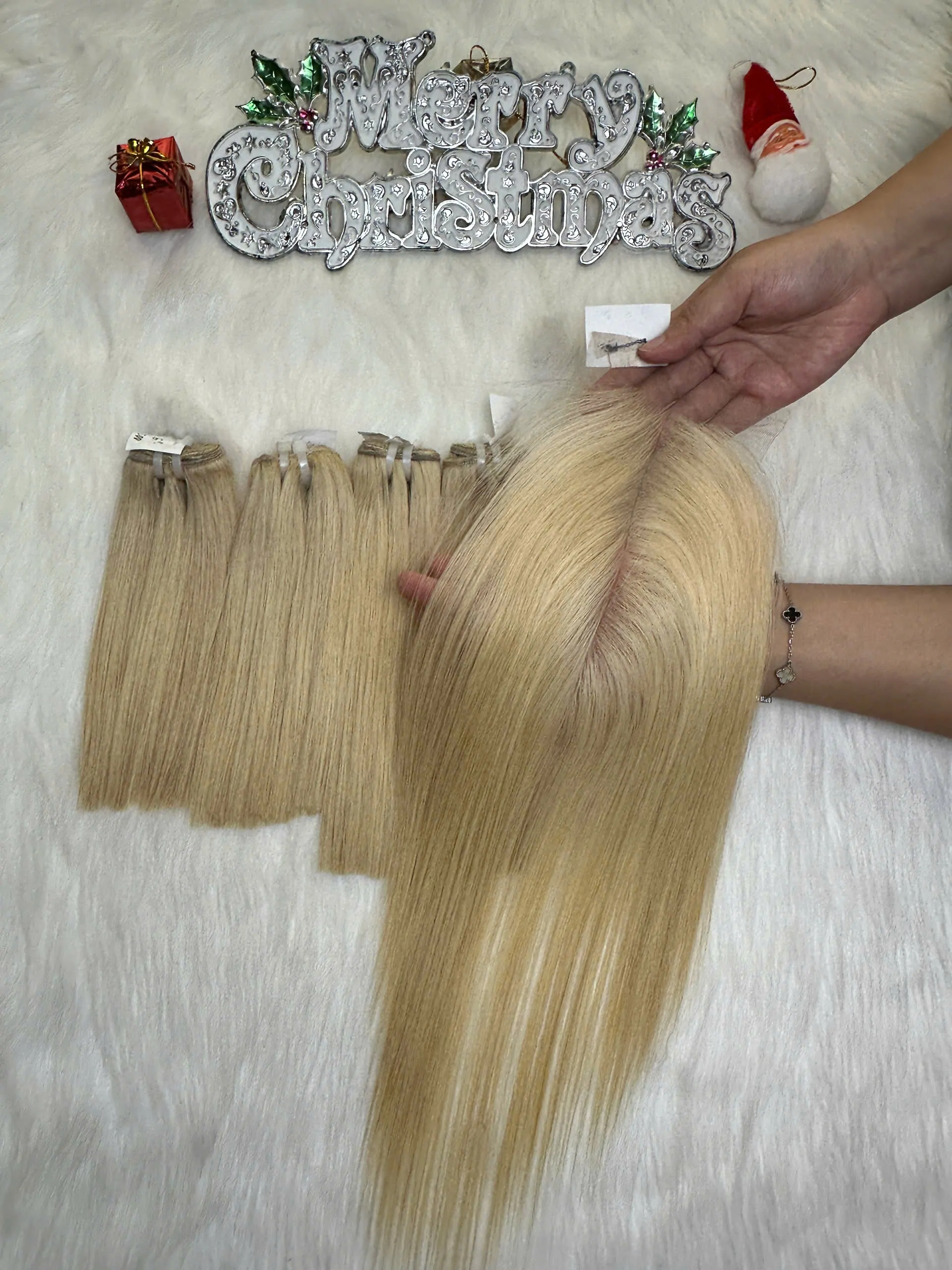 HD Lace Closure Blonde Color Raw Vietnamese Hair 2 Transparent Lace Closure Blonde Color Raw Vietnam Hair