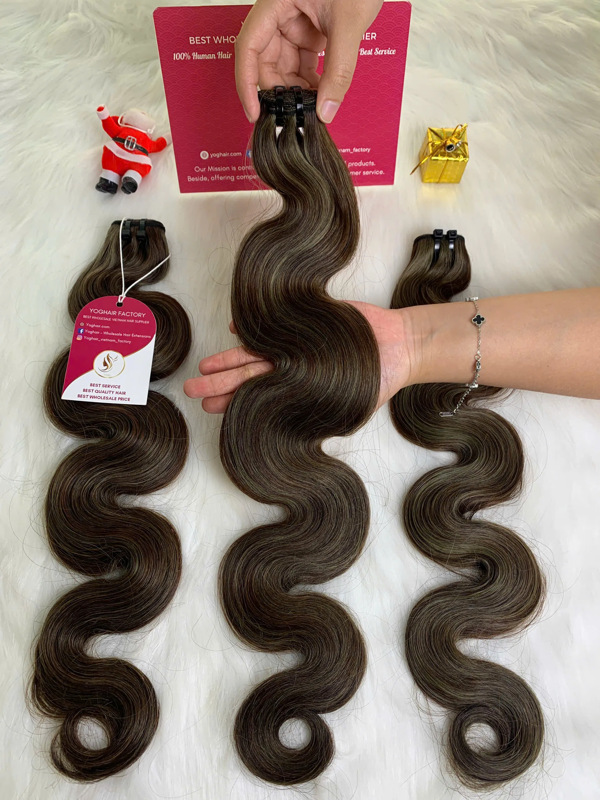 Body Wave Weft Hair Extensions Mix Piano Color Raw Vietnamese Hair 1 Body Wave Weft Hair Extensions Mix Piano Color Raw Vietnamese Hair
