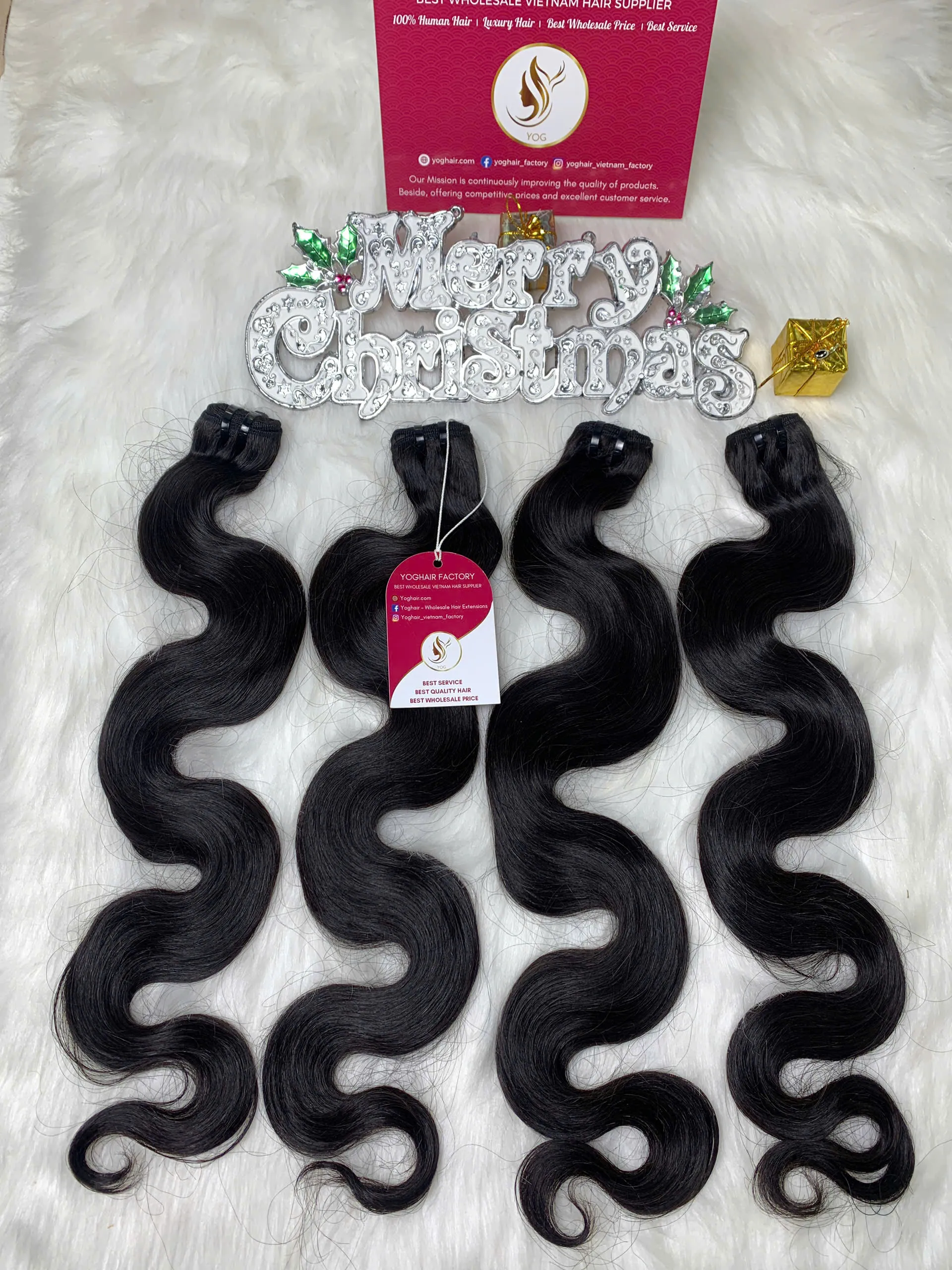 Body Wave Weft Hair Extensions Natural Color Virgin Vietnamese Hair 3 Body Wave Weft Hair Extensions Natural Color