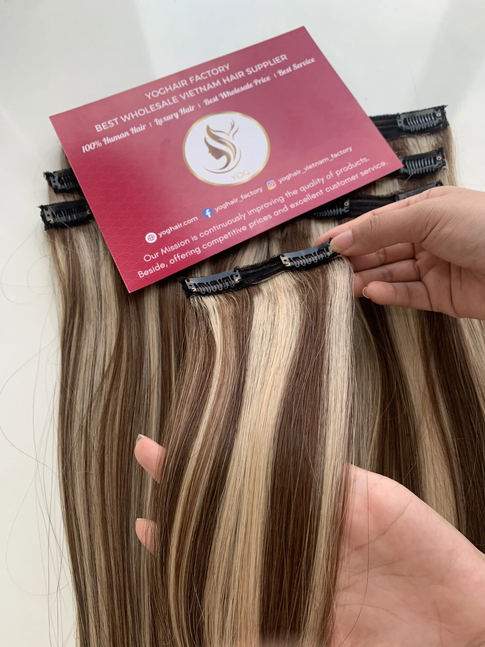 Clip In Hair Extensions Mix Piano Color Super Quality Vietnamese Hair 3 Clip In Hair Extensions Mix Piano Color Super Quality Vietnam Hair