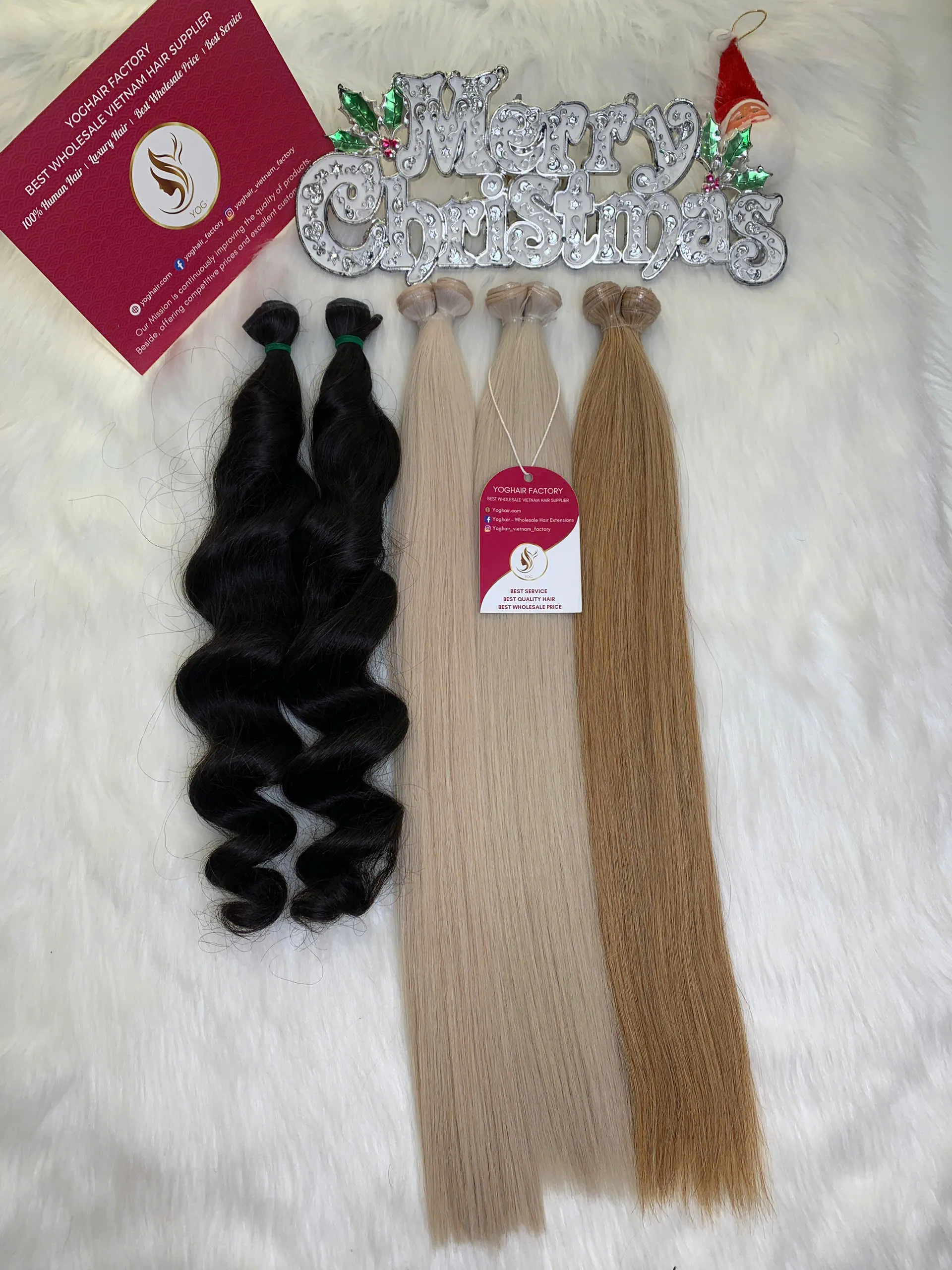 Double Layer Genius Weft Hair Extensions #6 Color Hair