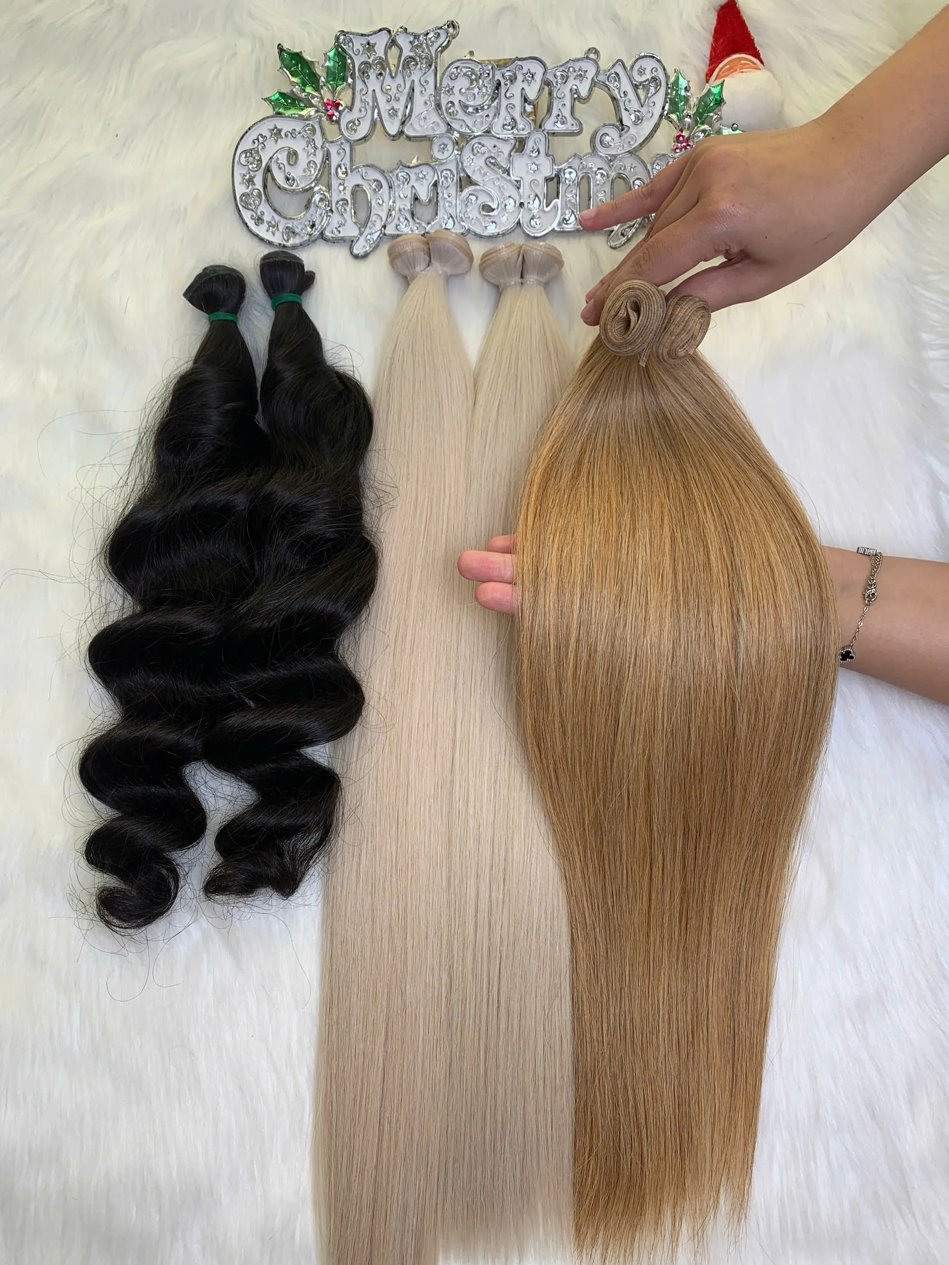 Double Layer Genius Weft Hair Extensions #6 Color