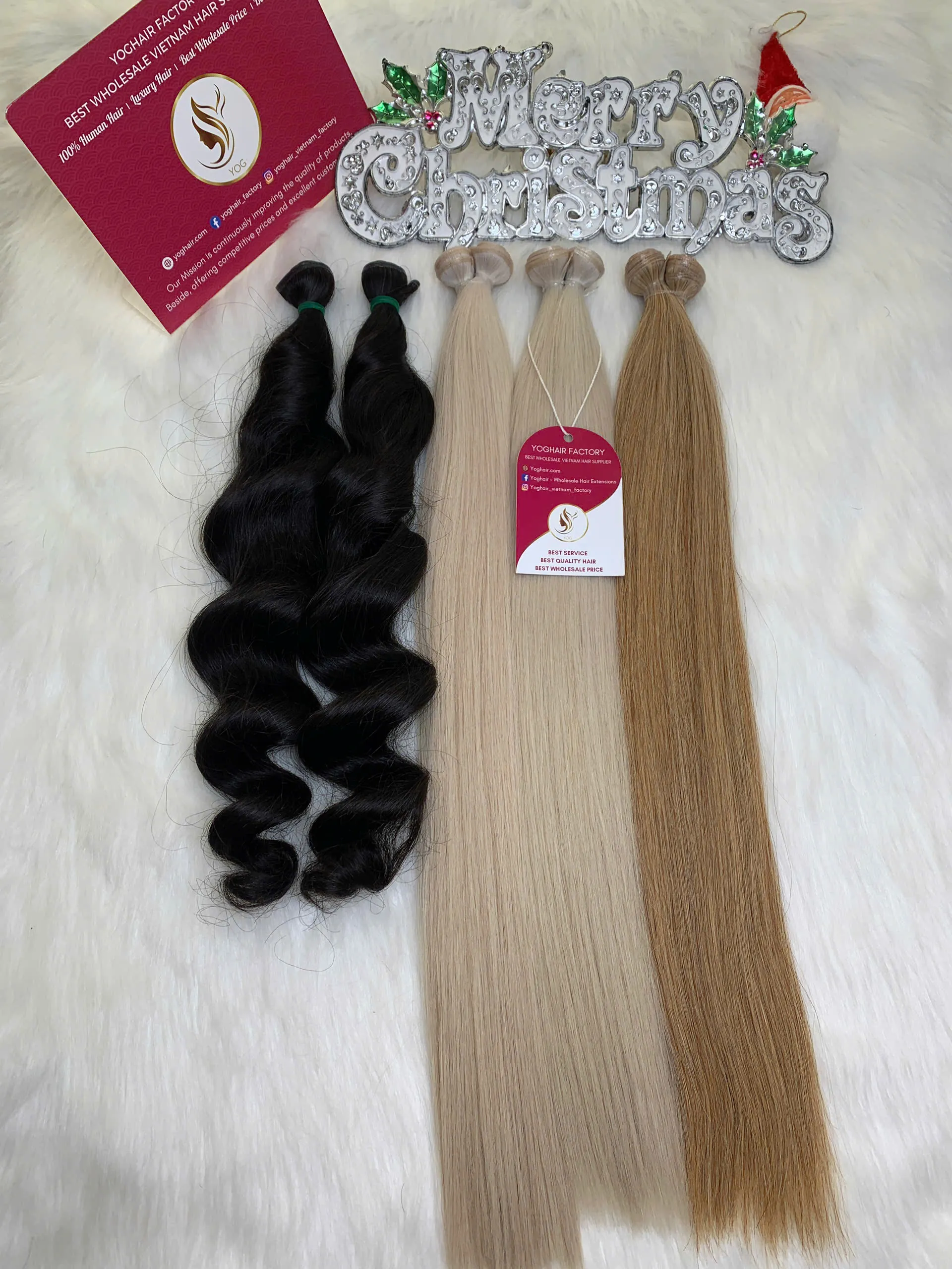Double Layer Genius Weft Hair Extensions Natural Color