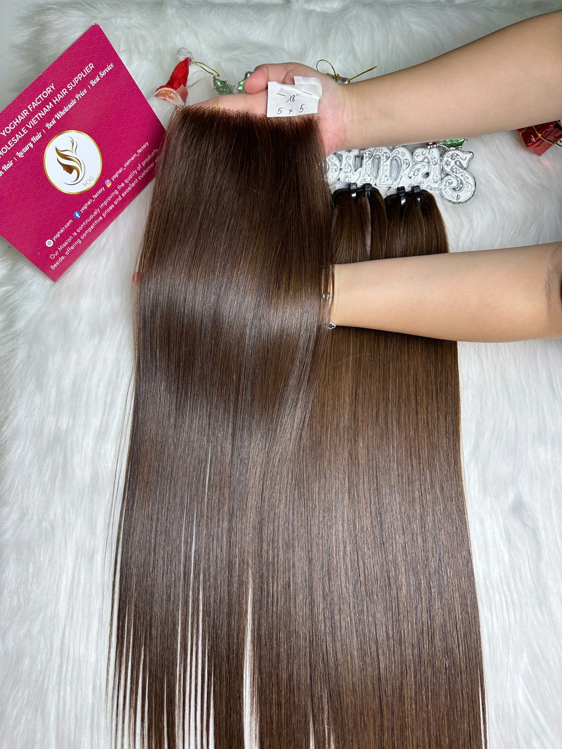 HD Lace Frontal 5x5 Dark Brown Color Vietnamese Hair Bone Straight 1 HD Lace Frontal 5x5 Dark Brown Color Vietnamese Hair Bone Straight