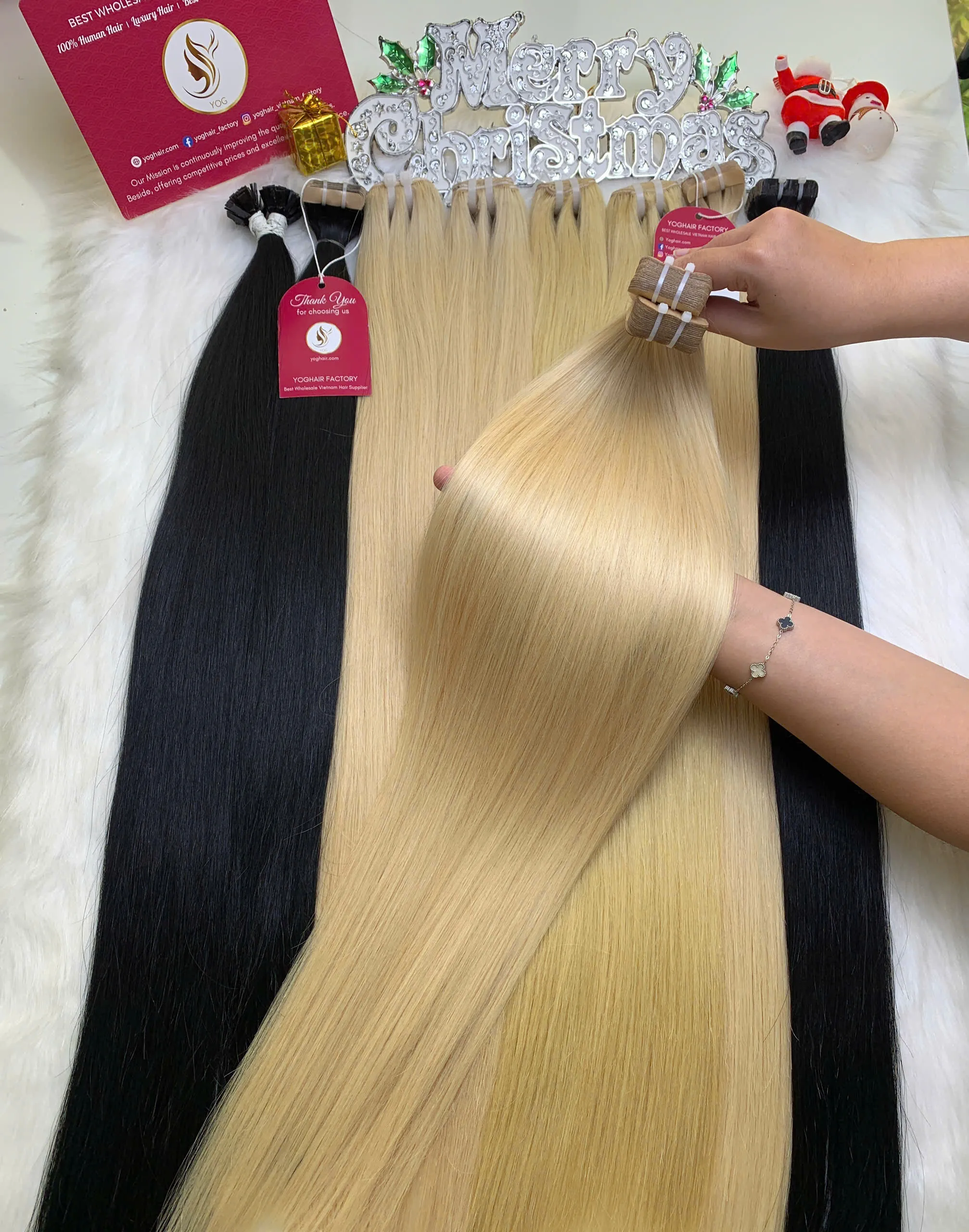 Tape In Extensions #60 Color Raw Vietnamese Hair Premium Quality