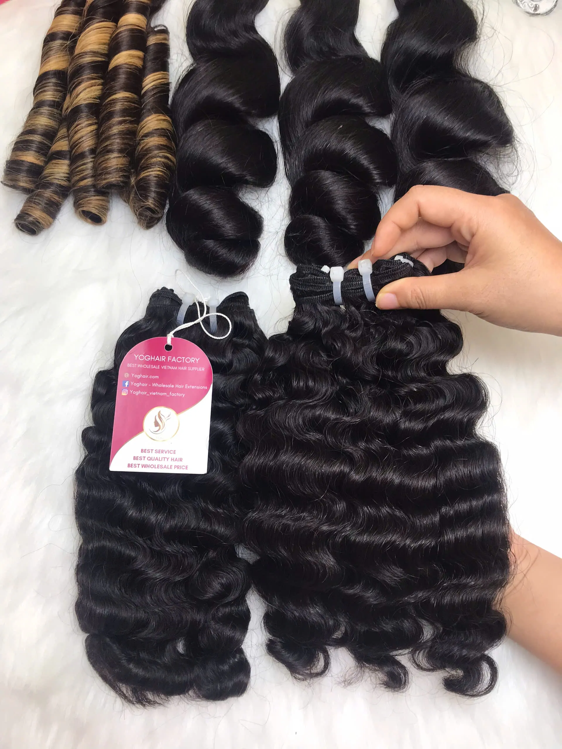 Weft Hair Extensions Burmese Curly Natural Color Raw Vietnamese Hair 1 Weft Hair Extensions Burmese Curly Natural Color Raw Vietnamese Hair