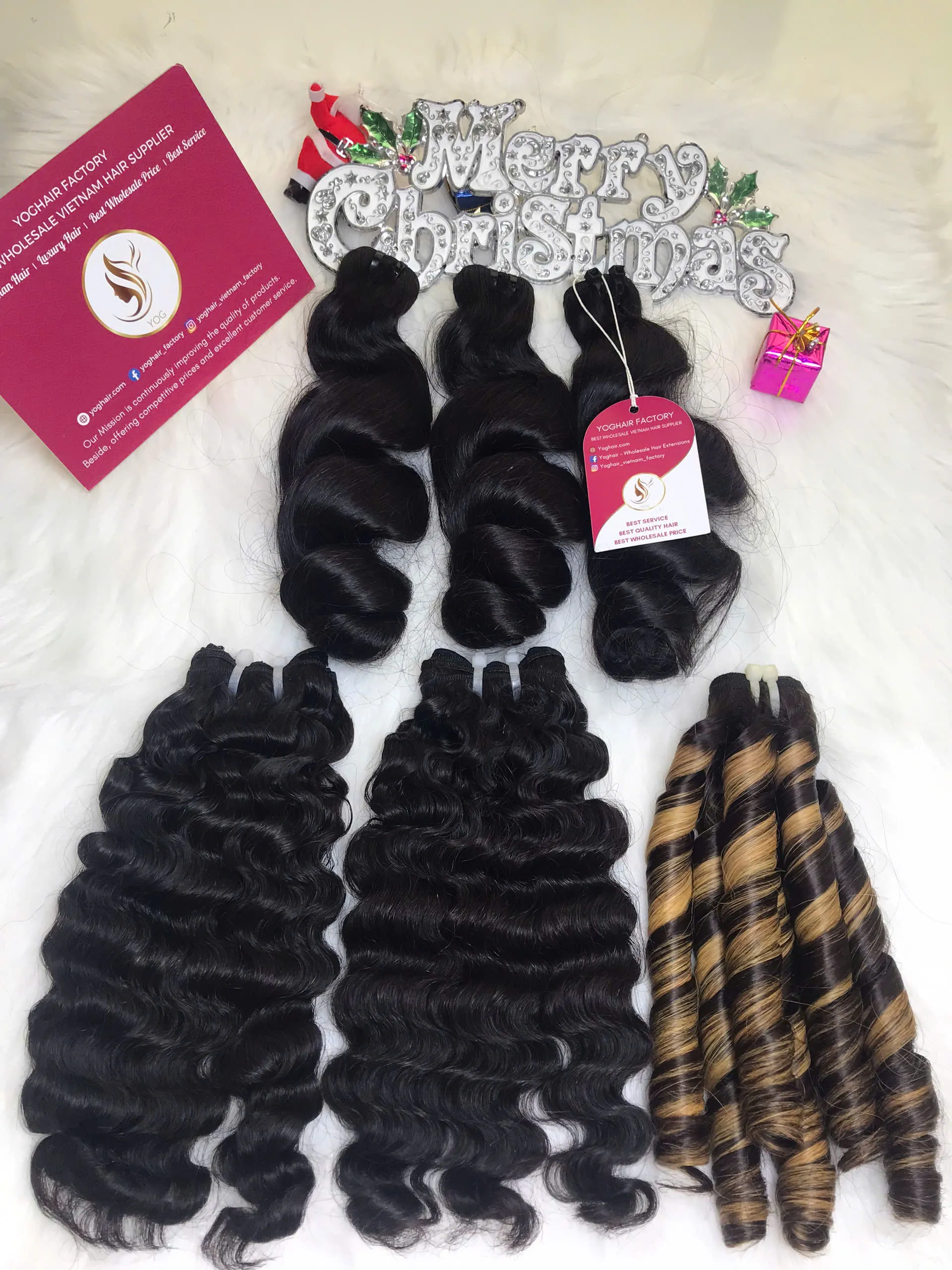 Weft Hair Extensions Burmese Curly Natural Color Raw Vietnamese Hair 4 Weft Hair Extensions Burmese Curly Natural Color Vietnamese Hair