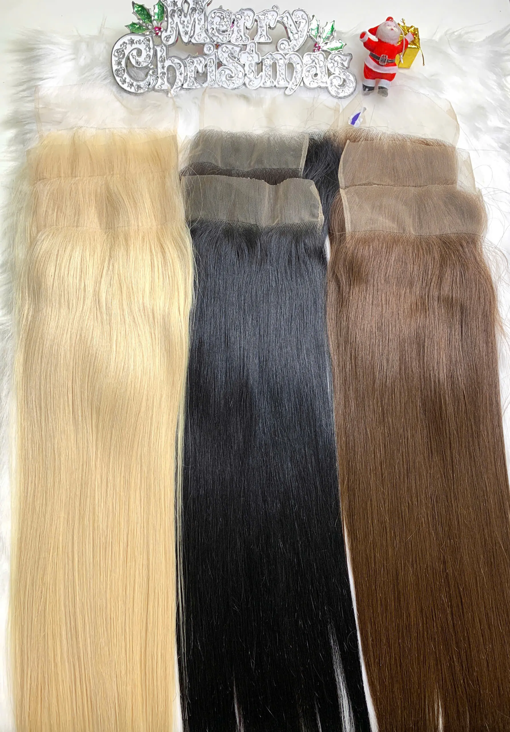 HD Lace Frontal 2×6 Bone Straight 10 Inches Blonde Color Vietnamese Hair
