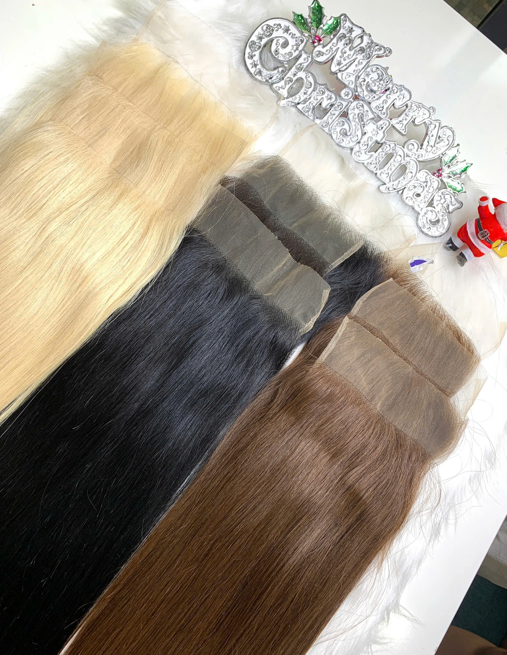 HD Lace Frontal 2×6 Bone Straight 10 Inches Blonde Color Vietnamese Hair