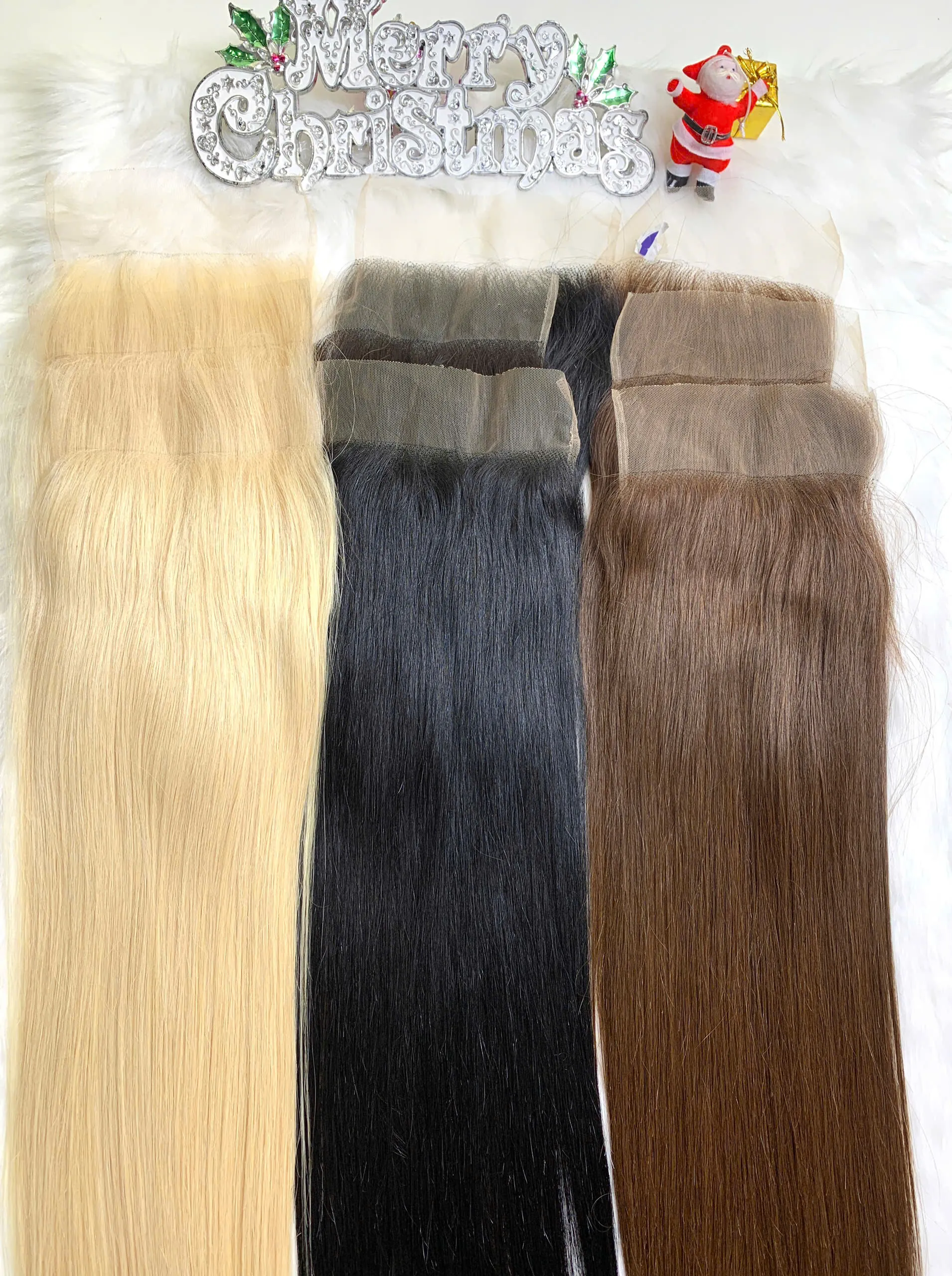 HD Lace Frontal 2×6 Bone Straight 10 Inches Dark Brown Color Vietnamese Hair