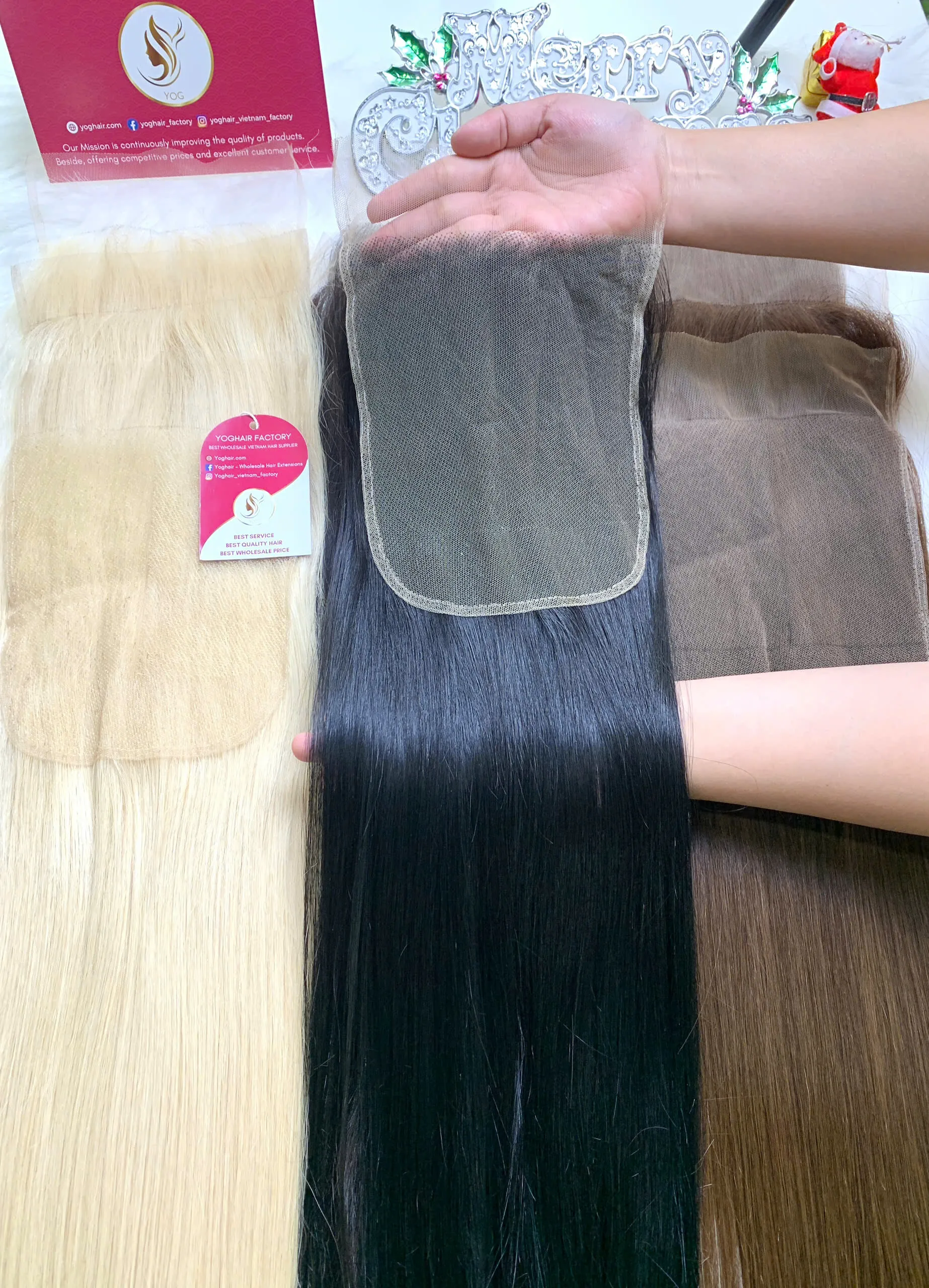 HD Lace Frontal 2×6 Bone Straight 10 Inches Natural Color Vietnamese Hair