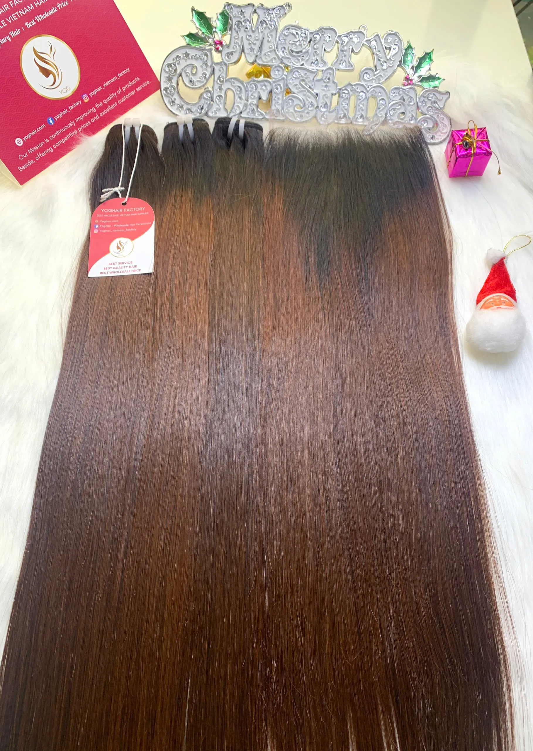 HD Lace Frontal 5×5 Bone Straight Dark Brown Color Vietnamese Hair