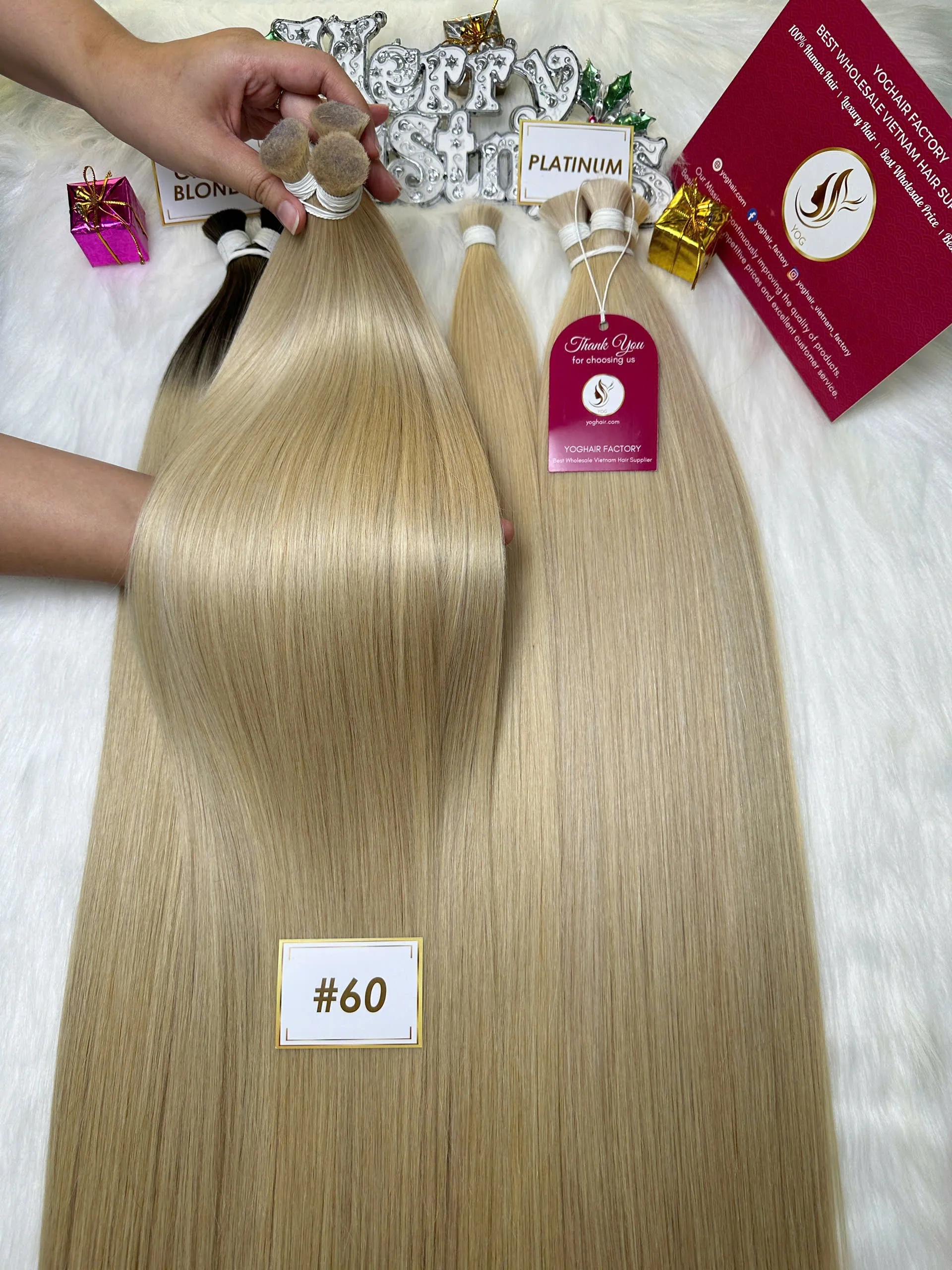 Natural Straight Bulk Hair Human Hair #60 Color Raw Vietnamese Hair 1 Natural Straight Bulk Hair Human Hair #60 Color Raw Vietnamese Hair