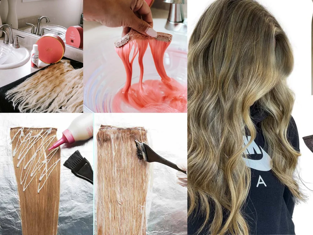 Premium Blonde Vietnamese Hair For Stunning Hairstyles 3 Bleaching and Coloring Process