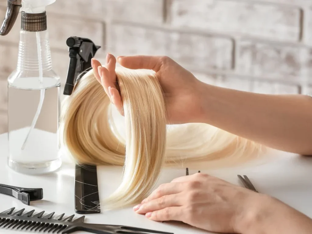 Premium Blonde Vietnamese Hair For Stunning Hairstyles 2 Cleaning & Preparation