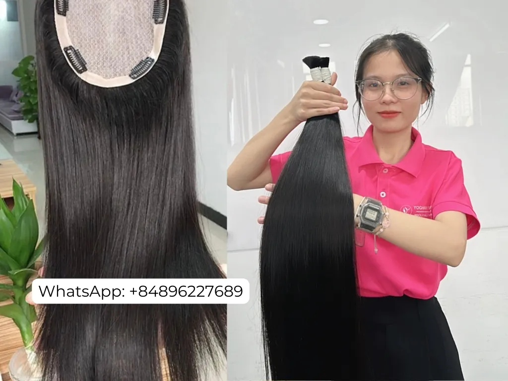 Create a Variety of Hairstyles with Double Drawn Vietnamese Hair 2 From curling to straightening