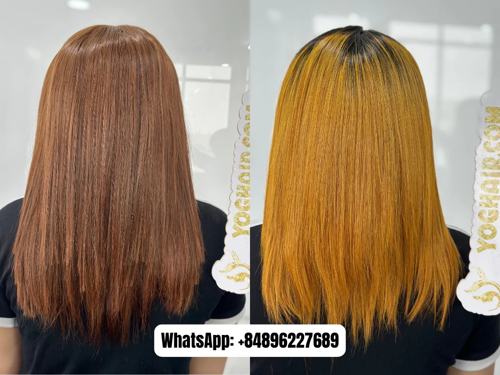 Premium Blonde Vietnamese Hair For Stunning Hairstyles 1 Natural Softness and Silky Texture