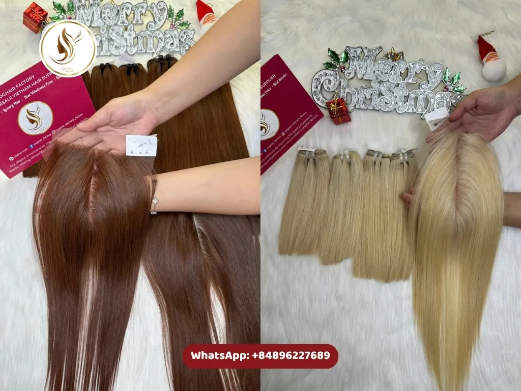 A 5x5 closure is a type of lace closure used in wig making and sew-in installations