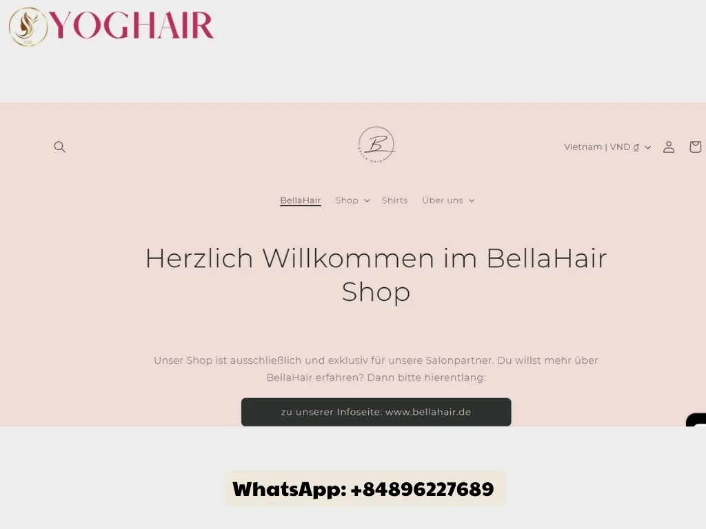 Top 7 Best Hair Vendors in New York City for Wholesale Hair Extensions 14 Bella Hair’s website