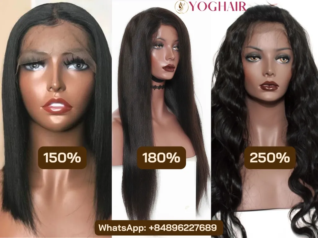 Wig Density: Everything You Need To Know Before Buying A Wig 12 Comparing Wig Density: 150% vs 180% vs 250%