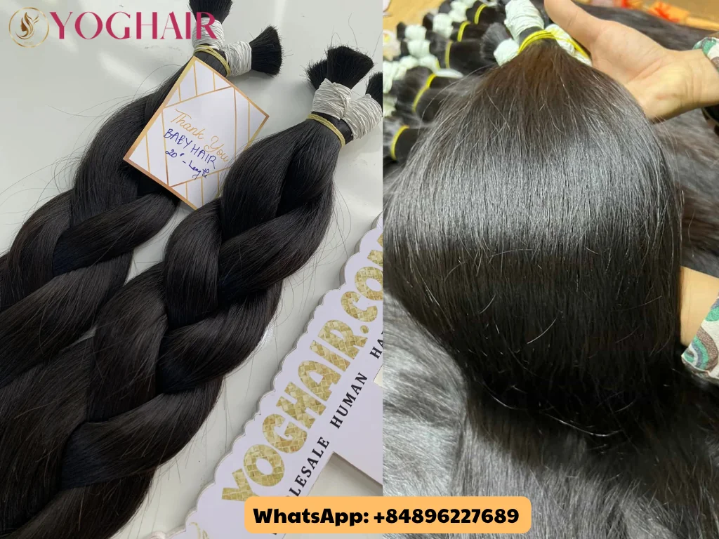 100% real human hair at YOGHAIR