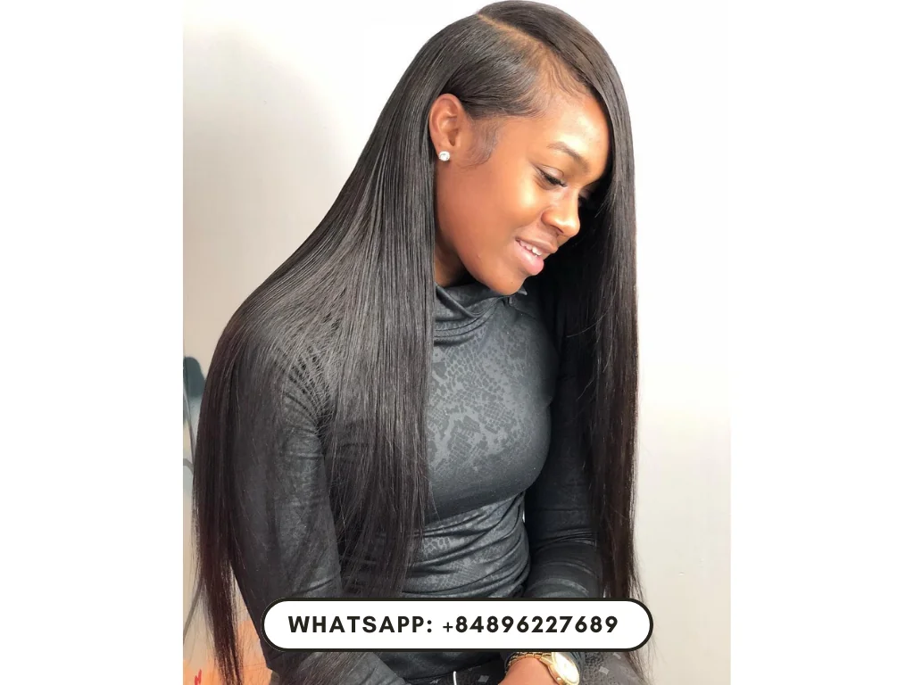25+ Stunning Weave Hairstyles You Need to Try in 2025 2 Deep Side-Part Straight Weave