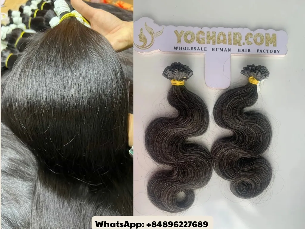 Top 5 Best Wholesale Hair Vendors In Houston TX 2025 2 Straight and curly hair bundles at YOGHAIR