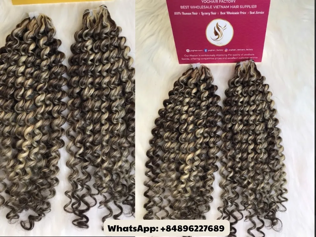 How Many Bundles Do I Need For A Full Head? 4 Wavy hair bundles at YOGHAIR