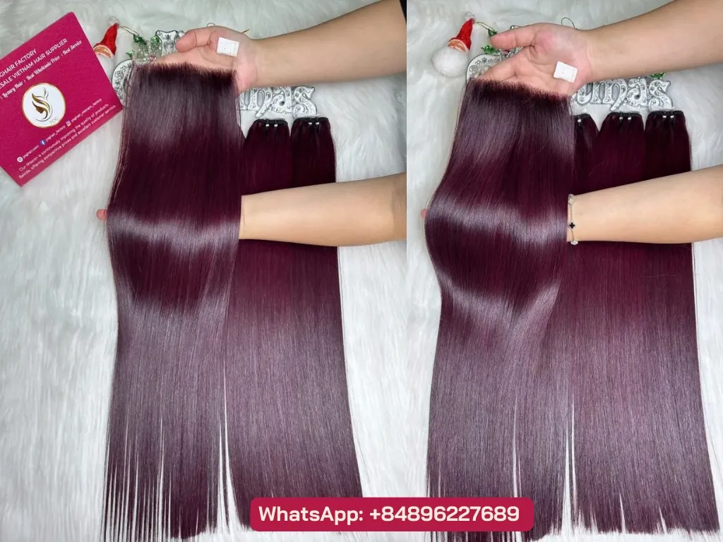 Different Types of Weave Hair: Which Style is Right for You? 18 Silky texture of human hair at YOGHAIR