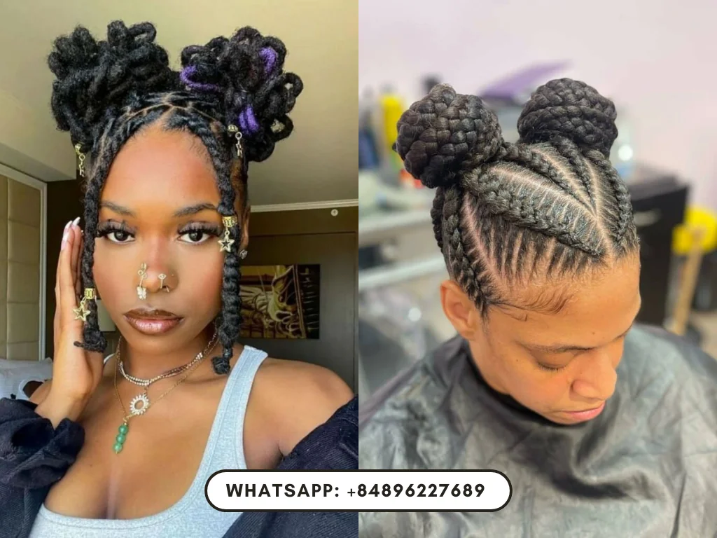 25+ Stunning Weave Hairstyles You Need to Try in 2025 25 Space Buns with Weave