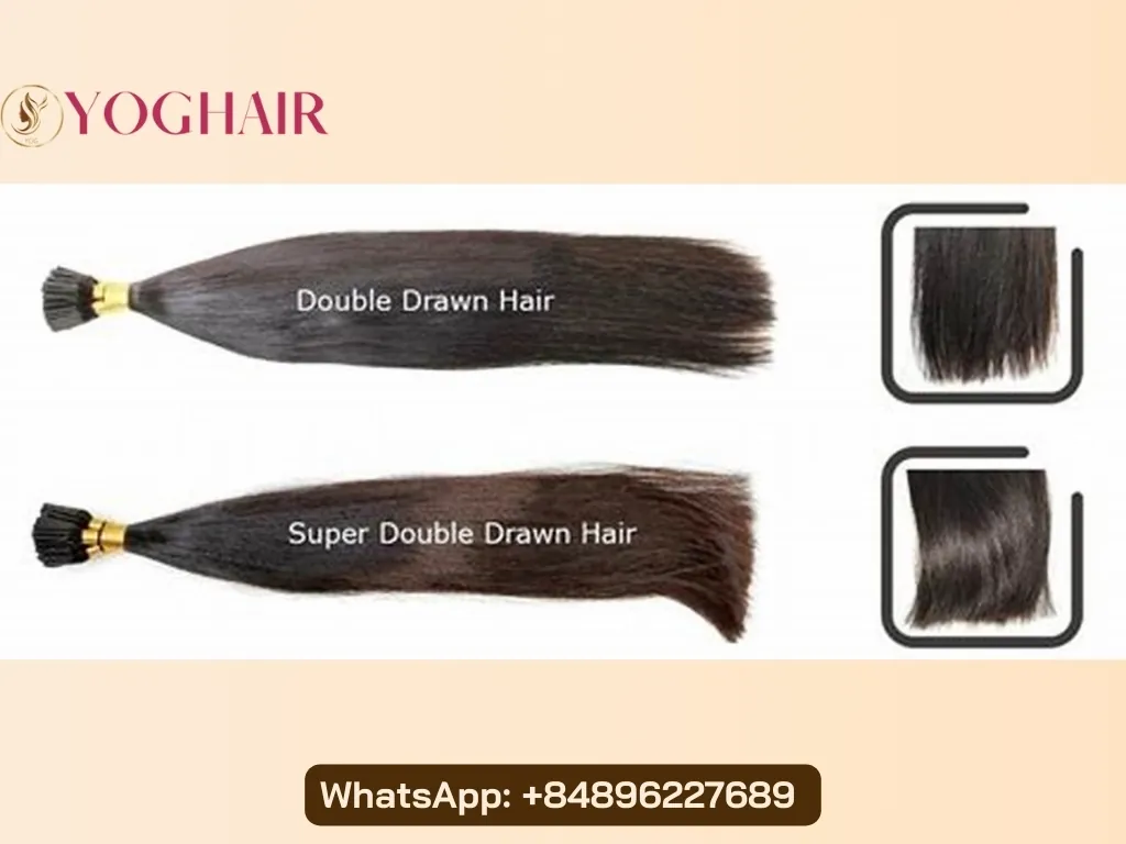 Double Drawn Hair: Unlock The Secret To Fuller, Natural Extensions 5 Super Double Drawn Hair & Human Double Drawn Hair at YOGHAIR