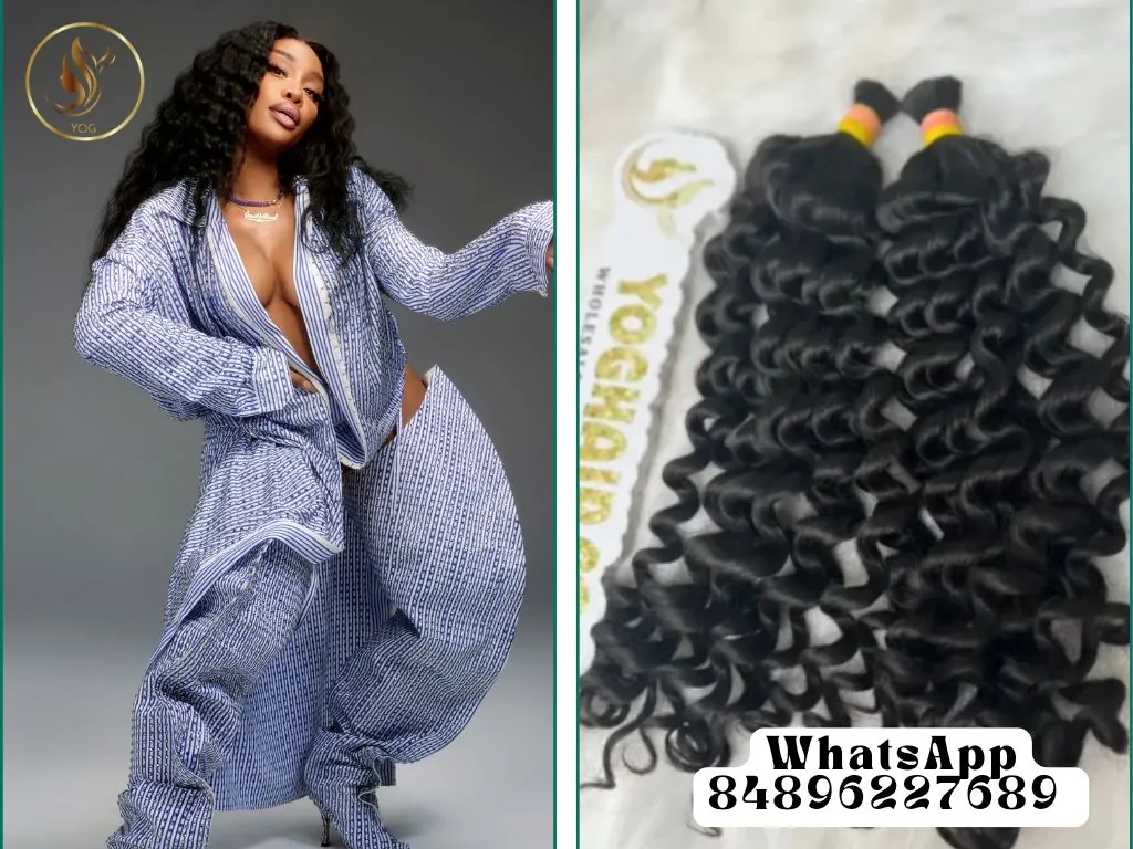 SZA has also embraced loose, flowing waves that create an effortless, beachy vibe