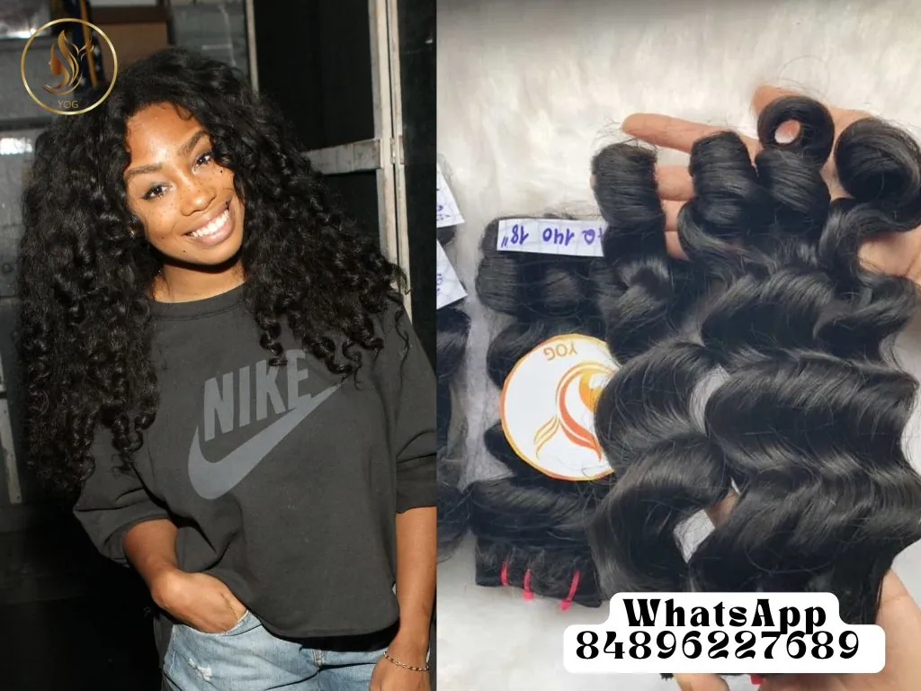 SZA often uses protective methods such as human hair wigs, hair extensions, or clip-ins