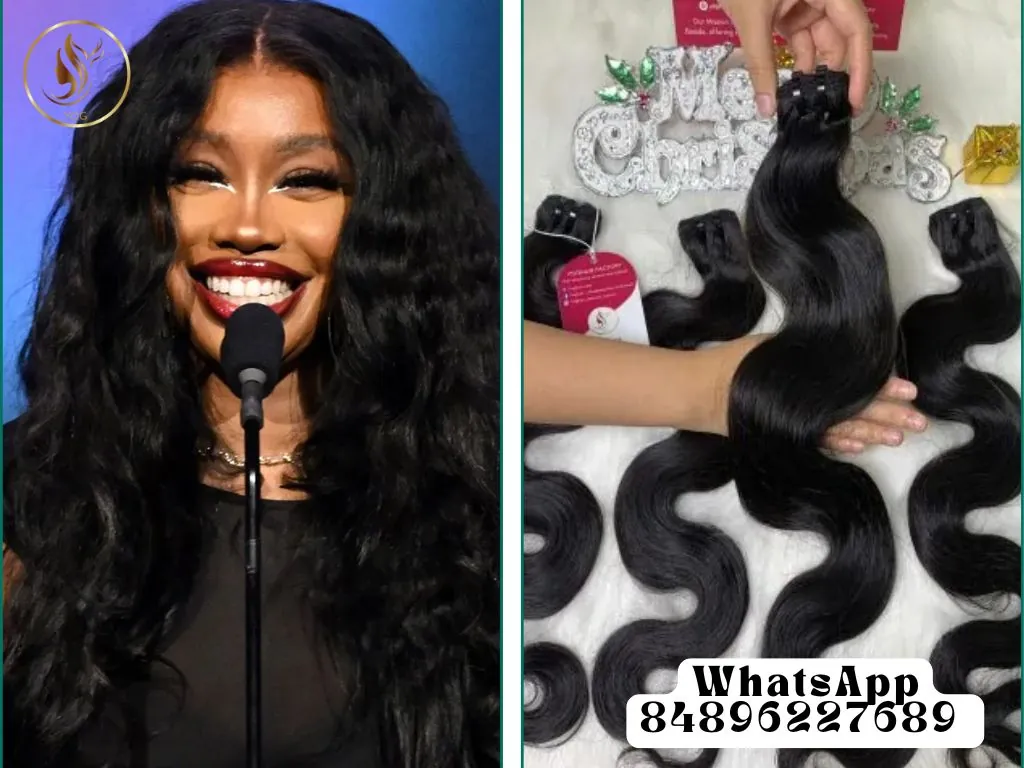 For a more dramatic and bold look, SZA stylist has rocked jet black hair
